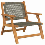 Garden Furniture 2 pcs Grey 67 x 78 x 73cm Solid Acacia wood