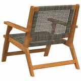 Garden Furniture 2 pcs Grey 67 x 78 x 73cm Solid Acacia wood