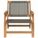 Garden Furniture 2 pcs Grey 67 x 78 x 73cm Solid Acacia wood