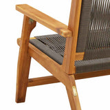 Garden Furniture 2 pcs Grey 78 x 67 x 73cm Solid Acacia wood