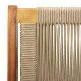 Garden Furniture 2 pcs Beige 78 x 67 x 73cm Solid Acacia wood