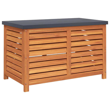 Garden Storage Box 60x50x55 cm Solid Wood Eucalyptus