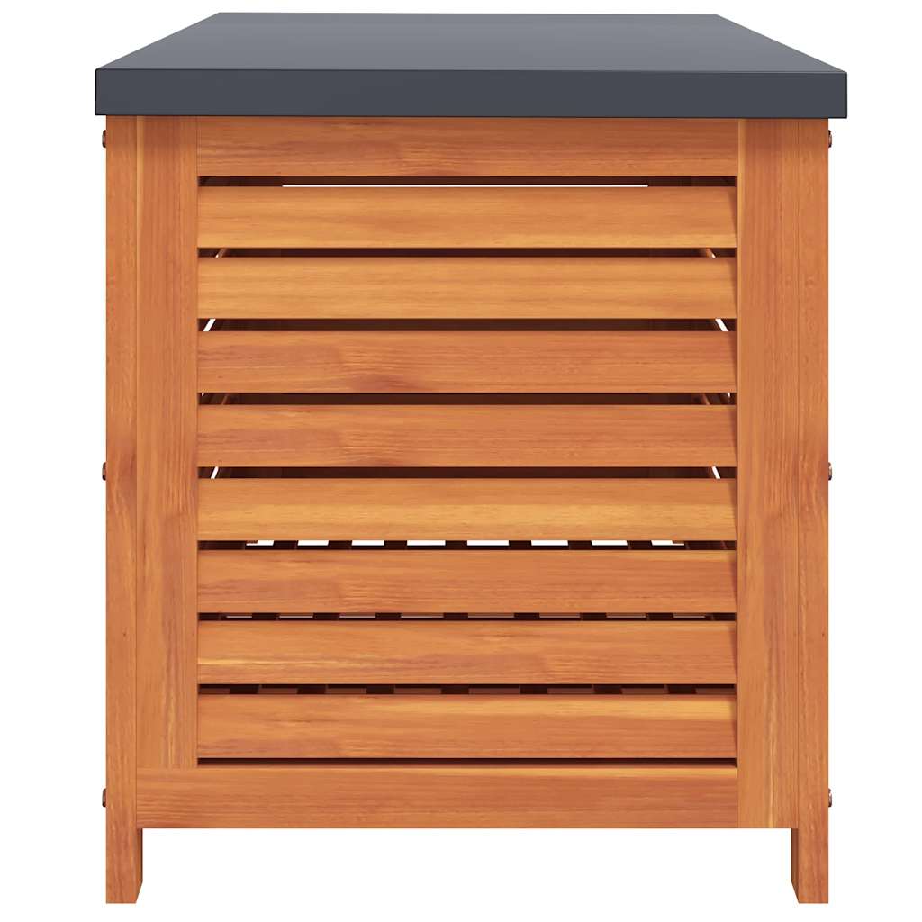 Garden Storage Box 90x48x55 cm Solid Wood Eucalyptus