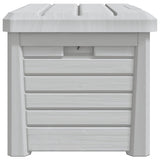 Outdoor Cushion Box Grey 73x50.5x46.5 cm Polypropylene