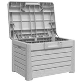 Outdoor Cushion Box Grey 73x50.5x46.5 cm Polypropylene