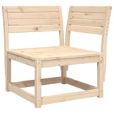 4 Piece Garden Lounge Set Solid Wood Pine