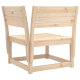 4 Piece Garden Lounge Set Solid Wood Pine
