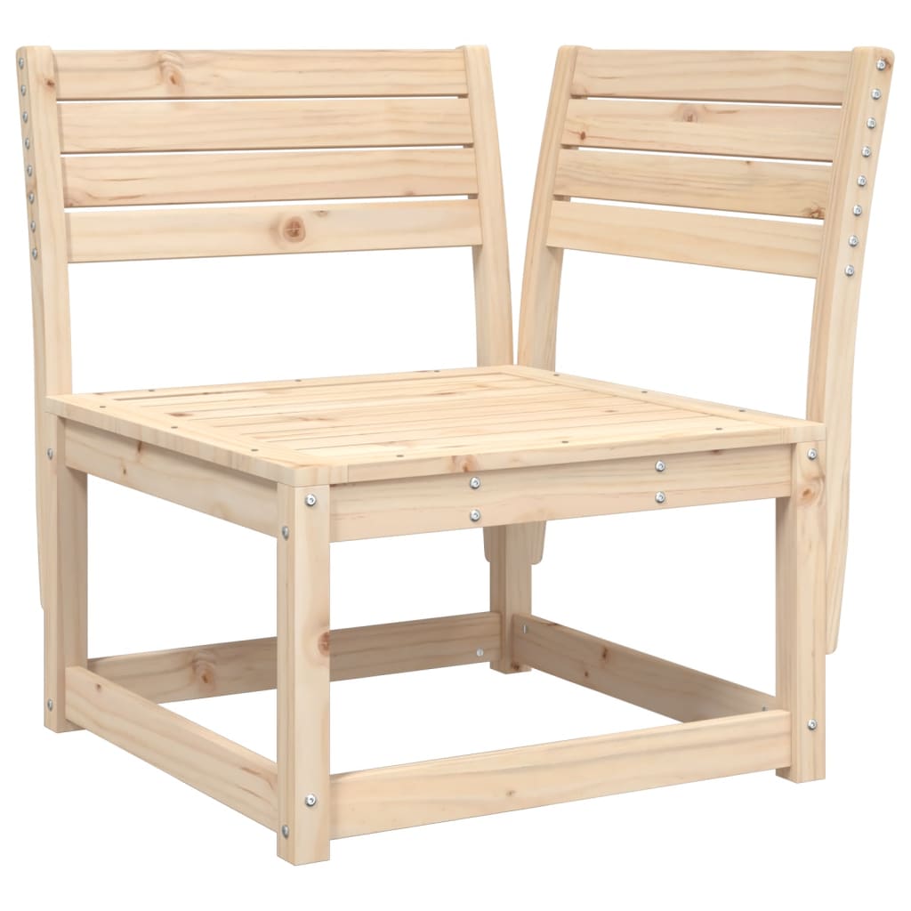 7 Piece Garden Lounge Set Solid Wood Pine