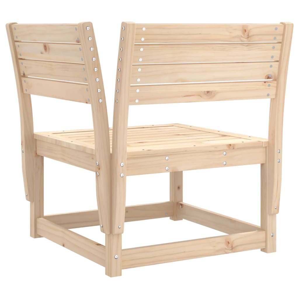 7 Piece Garden Lounge Set Solid Wood Pine