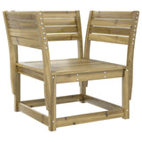 8 Piece Garden Lounge Set Impregnated Wood Pine