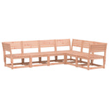 6 Piece Garden Sofa Set Solid Wood Douglas