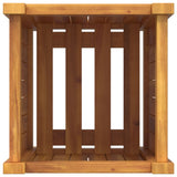 Garden Planter with Liner 31x31x50 cm Solid Wood Acacia