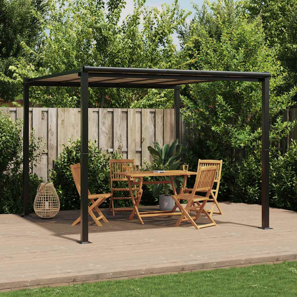 Garden Gazebo Anthracite 3x3 m Aluminium