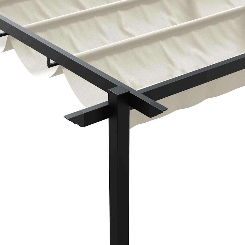 Wall Mounted Gazebo Cream Steel