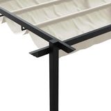 Wall Mounted Gazebo Cream Steel