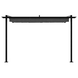 Wall Mounted Gazebo Anthracite Steel