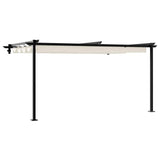 Wall Mounted Gazebo Cream Steel