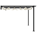 Wall Mounted Gazebo Cream Steel