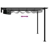 Wall Mounted Gazebo Anthracite Steel