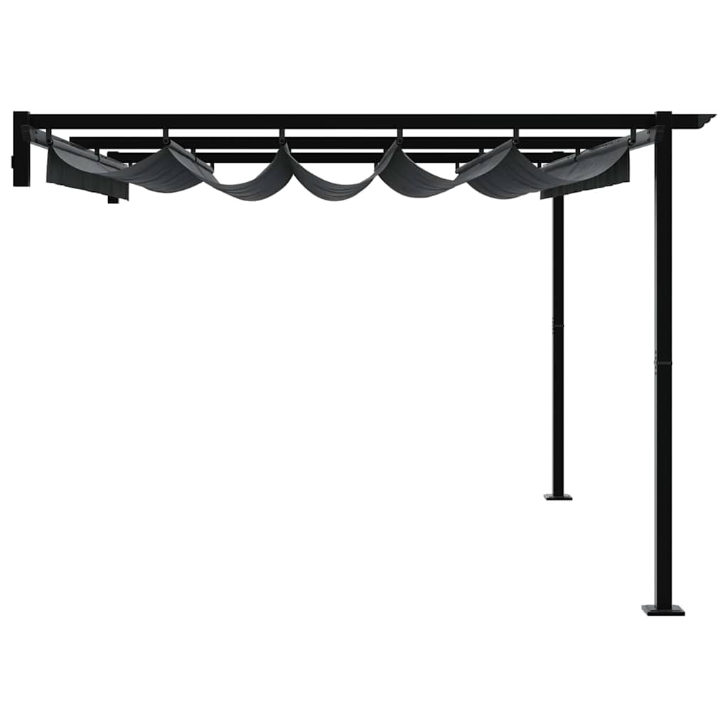 Wall Mounted Gazebo Anthracite Steel