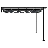 Wall Mounted Gazebo Anthracite Steel