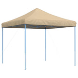 Foldable Party Tent Pop-Up Beige 292x292x315 cm