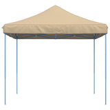 Foldable Party Tent Pop-Up Beige 292x292x315 cm