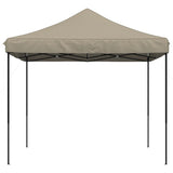 Foldable Party Tent Pop-Up Taupe 292x292x315 cm