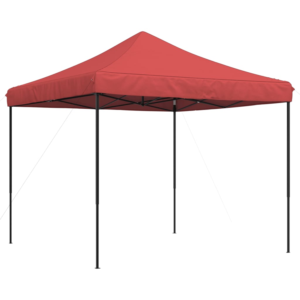 Foldable Party Tent Pop-Up Burgundy 292x292x315 cm