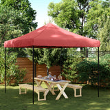 Foldable Party Tent Pop-Up Burgundy 292x292x315 cm