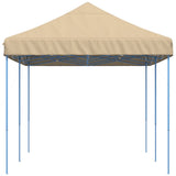 Foldable Party Tent Pop-Up Beige 580x292x315 cm