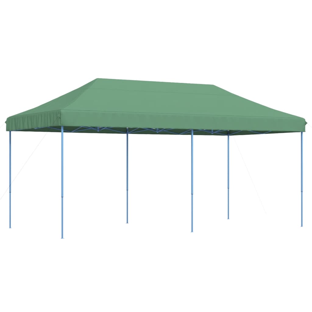 Foldable Party Tent Pop-Up Green 580x292x315 cm