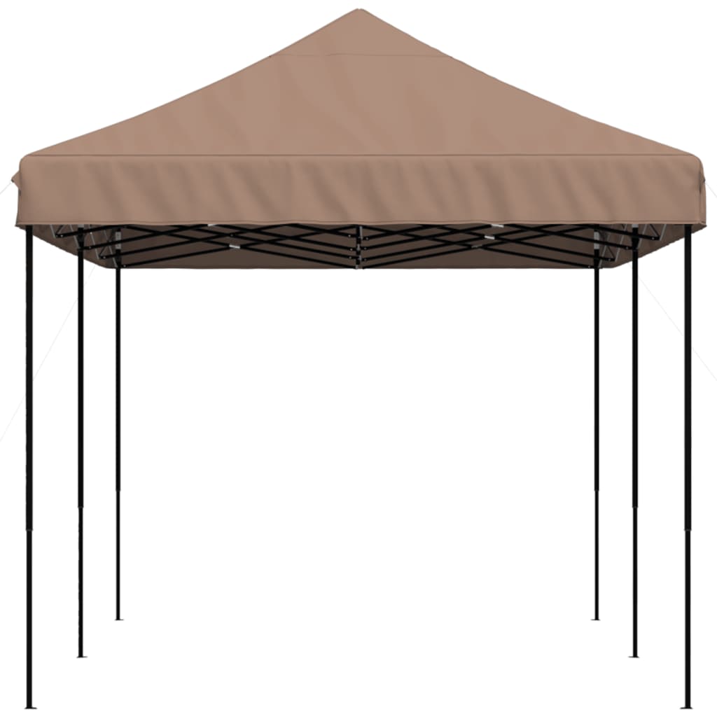 Foldable Party Tent Pop-Up Brown 580x292x315 cm