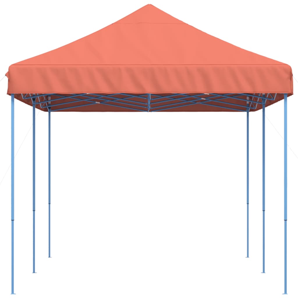 Foldable Party Tent Pop-Up Terracotta 580x292x315 cm