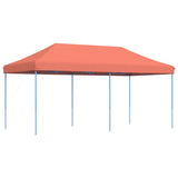 Foldable Party Tent Pop-Up Terracotta 580x292x315 cm