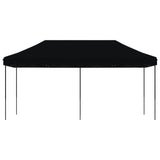 Foldable Party Tent Pop-Up Black 580x292x315 cm