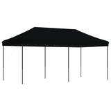 Foldable Party Tent Pop-Up Black 580x292x315 cm