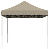 Foldable Party Tent Pop-Up Taupe 440x292x315 cm