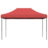 Foldable Party Tent Pop-Up Burgundy 440x292x315 cm