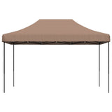 Foldable Party Tent Pop-Up Brown 440x292x315 cm