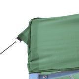 Foldable Party Tent Pop-Up with 3 Sidewalls Green