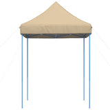 Foldable Party Tent Pop-Up Beige 200x200x306 cm