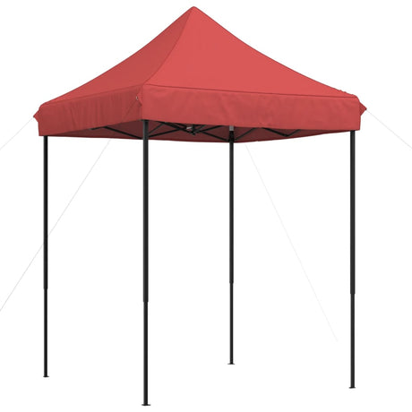 Foldable Party Tent Pop-Up Burgundy 200x200x306 cm