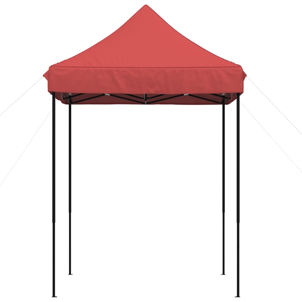 Foldable Party Tent Pop-Up Burgundy 200x200x306 cm