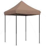 Foldable Party Tent Pop-Up Brown 200x200x306 cm