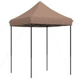 Foldable Party Tent Pop-Up Brown 200x200x306 cm