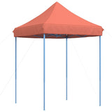 Foldable Party Tent Pop-Up Terracotta 200x200x306 cm