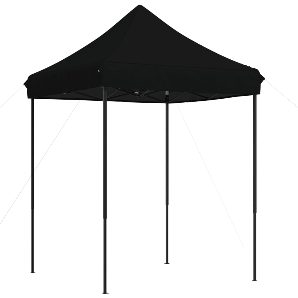 Foldable Party Tent Pop-Up Black 200x200x306 cm