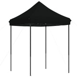 Foldable Party Tent Pop-Up Black 200x200x306 cm