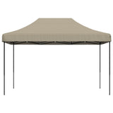 Foldable Party Tent Pop-Up Taupe 410x279x315 cm